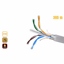 Phasak PHR 6312 câble de réseau Gris 305 m Cat6 F/FTP (FFTP) - Vue supplémentaire 2