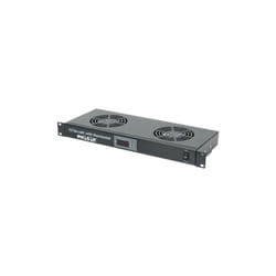 Phasak - Kit de ventilation 2 refroidisseurs et thermostat 1u noir
