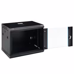 Phasak PHO 2109 étagère 9U Rack monté sur le mur Noir