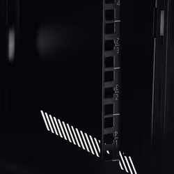 Phasak PHO 3115 étagère 15U Rack monté sur le mur Noir