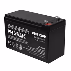 Phasak PHB 1209 Batterie de l'onduleur Sealed Lead Acid (VRLA) 12 V 9 Ah
