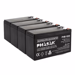 Phasak PHB 1209 Batterie de l'onduleur Sealed Lead Acid (VRLA) 12 V 9 Ah - Vue supplémentaire 4