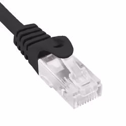 Phasak PHK 1710 câble de réseau Noir 10 m Cat6 U/UTP (UTP)