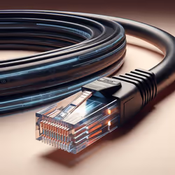 Phasak PHK 1710 câble de réseau Noir 10 m Cat6 U/UTP (UTP)