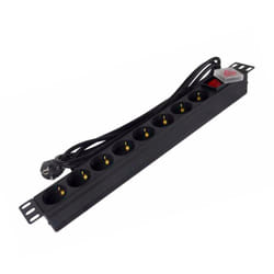 Phasak BNS 1520 protection surtension Noir 8 sortie(s) CA 250 V 2 m