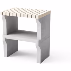 Module en béton réfractaire gris, 2 coloris briques, orange ou blanc. Compatible avec les grils de la série NEW IBERIA. Idéal ...
