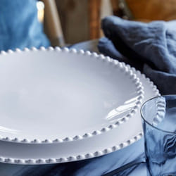 Assiette plate Costa Nova Pearl (x6)