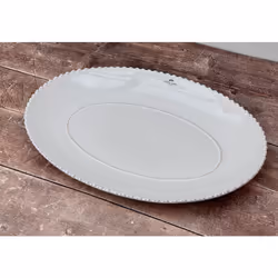 Assiette ovale Costa Nova Pearl