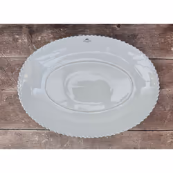 Assiette ovale Costa Nova Pearl
