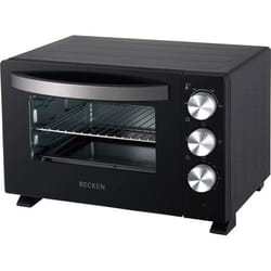 Mini-four - rotissoire Becken - 7623958 - Four electrique de bureau capacite 20 L 1380 W minuterie 60 min noir ()