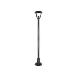 Fabrilamp - Pilar zoio 1xe27 noir regx17x17cm avec hauteur réglable ip44