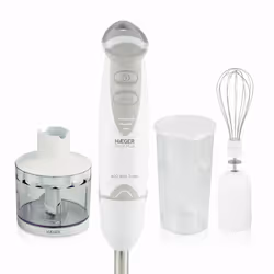 Haeger HB-400.012A blender Mélangeur par immersion 400 W Gris, Blanc