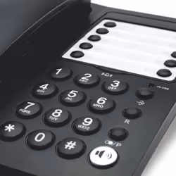 Haeger HG-1020 téléphone Téléphone analogique Noir