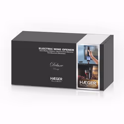 Haeger WO-0BB.001A tire-bouchon Tire-bouchon électrique Noir, Transparent - Vue supplémentaire 4