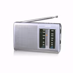 Haeger PR-BIB.001A, Portable, Numérique, AM, FM, 88 - 108 MHz, 530 – 1600, 3,5 mm