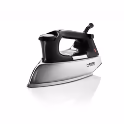 Haeger DI-120.001B, Fer à repasse à sec, Semelle en aluminium, 2,2 m, Noir, Acier, 1200 W, 220-240 V