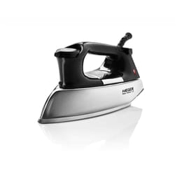 Haeger DI-120.001B fer à repasser Fer à repasse à sec Semelle en aluminium 1200 W Noir, Acier