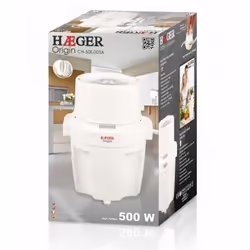Haeger CH-50S.003A hachoir électrique 500 W Blanc