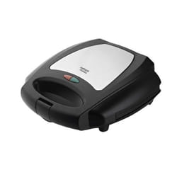 Haeger gaufrier et appareil à croque-monsieur 750 W Noir, Acier