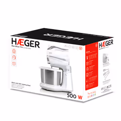 Haeger BL-5BW.009A mixeur Robot mixer 500 W Blanc