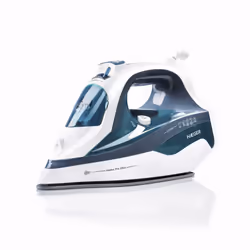 Haeger Vapour Pro 2700, Fer à repasser à sec ou à vapeur, Semelle en céramique, 2,2 m, 75 g/min, Bleu, Blanc, 45 g/min