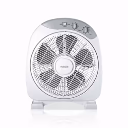 Haeger FF-012.004A, Ventilateur à lame domestique, Blanc, Sol, 60,5 dB, 30,5 cm, 1419 m³/h
