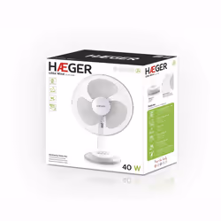 Haeger FA-012.008A ventilateur Blanc