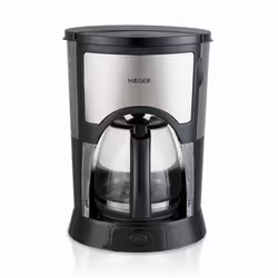 Haeger CM-800.001B, Machine à café filtre, 800 W, Noir, Acier
