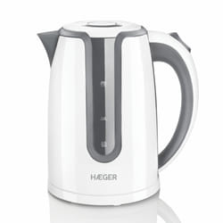 Haeger EK-22G.019A bouilloire 1,7 L 2200 W Gris, Blanc