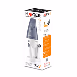 Haeger PV-45G.004A aspirateur de table Gris, Blanc Sans sac