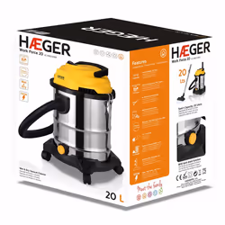 Haeger VC-W&D.038A Aspirateur 20 L Aspirateur sans sac Sec&humide 1200 W - Vue supplémentaire 5