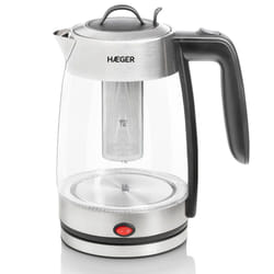 Haeger EK-22F.020A bouilloire 1,8 L 2200 W Gris, Transparent