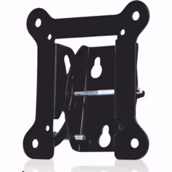 Haeger WB-T27.020A, 33 cm (13"), 68,6 cm (27"), 75 x 75 mm, 100 x 100 mm, -12 - 12°, Noir