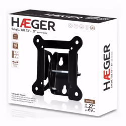 Haeger WB-T27.020A support pour téléviseur 27" Noir