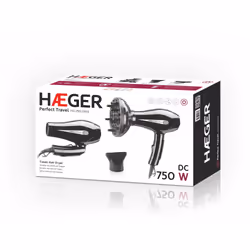 Haeger Perfect Travel sèche-cheveux 750 W Noir