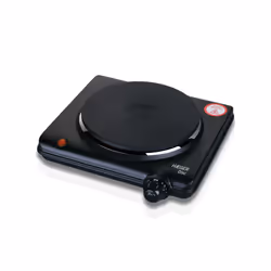 Haeger HP-01B.012A, Noir, Comptoir, 23 cm, Plaque de cuisson à bobine, Émaillé, 1 zone(s)