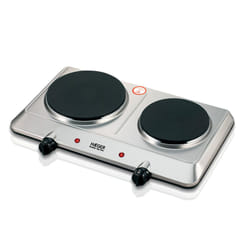 Haeger HP-02S.015A plaque Acier inoxydable Comptoir 45.5 cm Plaque de cuisson à bobine 2 zone(s)