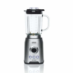 Haeger LQ-120.006A blender 1,75 L Mélangeur de table 1200 W Noir, Acier inoxydable, Transparent
