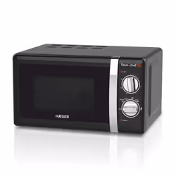 Haeger MW-70B.007A, Comptoir, Micro-onde simple, 20 L, 700 W, Rotatif, Noir