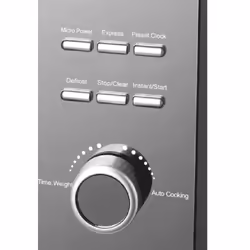 Haeger MW-80B.008A micro-onde Comptoir Micro-onde simple 26 L 1280 W Argent - Vue supplémentaire 4