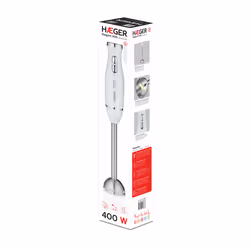 Haeger HB-400.021A blender Mélangeur par immersion 400 W Argent, Blanc - Vue supplémentaire 4