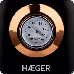Haeger EK-22B.024A bouilloire 1,7 L 2200 W Noir, Or