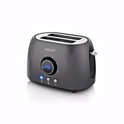 Haeger TO-08D.012A, 2 part(s), Gris, Acier inoxydable, Boutons, Niveau, Rotatif, LED, 800 W
