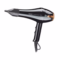 Haeger TURBO DRYER, Noir, Or, Monochromatique, 1800 W, 220-240 V, 50/60 Hz, 1 pièce(s)