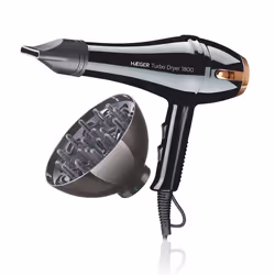 Haeger TURBO DRYER sèche-cheveux 1800 W Noir, Or