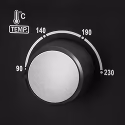 Haeger Santis 22 22 L 1300 W Noir