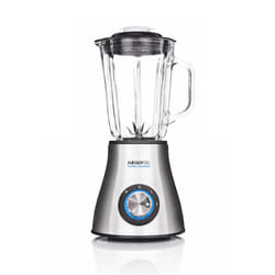Haeger LQ-600.007A blender 1,5 L Mélangeur de table 600 W Noir, Acier inoxydable, Transparent