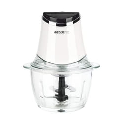 Haeger CH-30W.007A hachoir électrique 1,2 L 300 W Noir, Transparent, Blanc