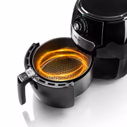 Haeger AF-M37.002A friteuse Unique 4,2 L 1500 W Friteuse d’air chaud Noir