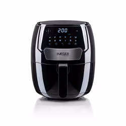 Haeger AF-D37.003A, Friteuse d’air chaud, 4,2 L, 80 °C, 200 °C, Unique, Noir